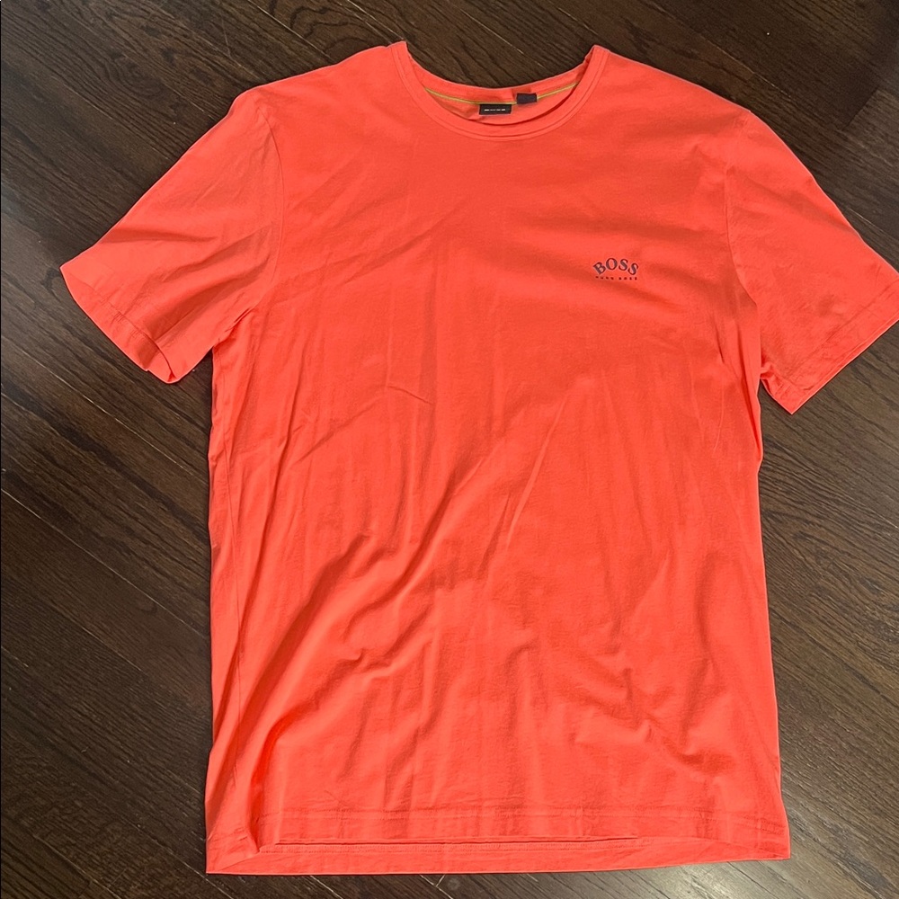 BOSS Men's Bright Coral Tee